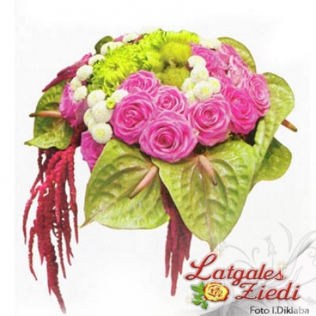 Mazcenas ziedu pušķis 045